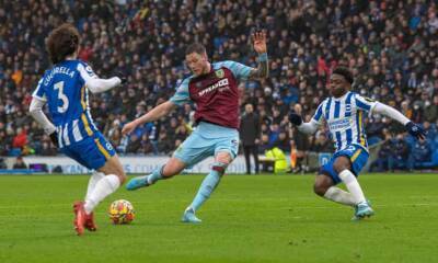 Burnley off the bottom thanks to timely and convincing win at Brighton