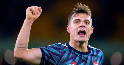 Mikel Arteta - Kieran Tierney - Alexandre Lacazette - Eddie Nketiah - Granit Xhaka - Watch: Granit Xhaka refuses to take captain’s armband in Arsenal victory - msn.com