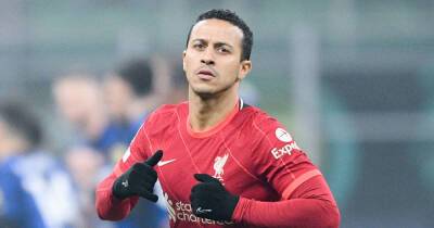 Watch: Liverpool’s Thiago plays stunning crossfield pass to Salah