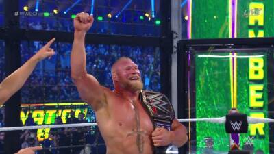 WWE Elimination Chamber results: Brock Lesnar wins title for Roman Reigns WrestleMania match