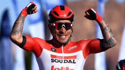 Caleb Ewan - Fernando Gaviria - Australian cyclist Caleb Ewan kicks off WorldTour season with stage one Saudi Tour win - abc.net.au - France - Australia - Uae - Saudi Arabia
