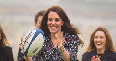 Kate throws rugby ball in video marking her new patronages - msn.com