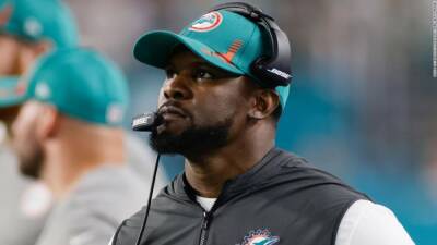 Brian Flores - Brian Daboll - Bill Belichick - Former Miami Dolphins coach Brian Flores sues NFL and 3 NFL teams alleging racial discrimination - edition.cnn.com - New York
