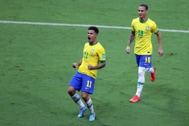Aston Villa - Paul Merson - You May Have Missed Philippe Coutinho Rolling Back The Years With Outrageous Goal From Outside The Box - sportbible.com - Brazil - Paraguay