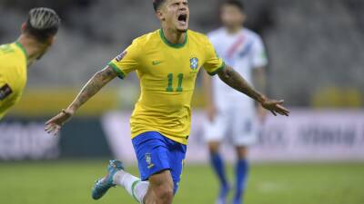 South American World Cup Qualifiers: Philippe Coutinho and Rodrigo Bentancur on target as Brazil and Uruguay win