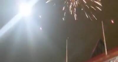 Rangers fans set off fireworks at Ibrox as team bus leaves for Celtic showdown - dailyrecord.co.uk