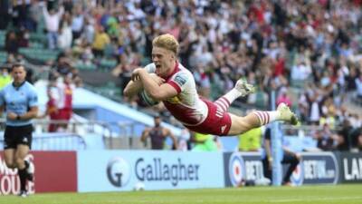 Lynagh scores again in Harlequins' win