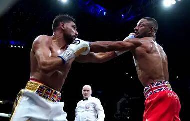 Chris Eubank-Junior - Kell Brook Demolishes Amir Khan In Absolute Slugfest, It Lived Up To The Hype - sportbible.com