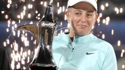 Ostapenko lifts fifth WTA title in Dubai