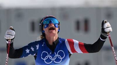 Jessie Diggins wins Olympic silver in gritty 30km, final medal for Team USA