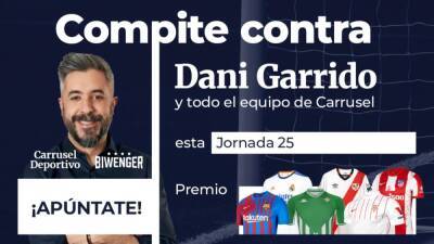 ¡Compite contra Dani Garrido en Biwenger y llévate la camiseta de tu equipo si eres el mejor mánager!