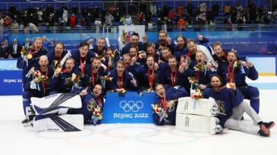 Finland upsets Russian Olympic Committee to win 1st-ever Olympic hockey gold medal