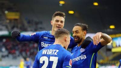 Soccer - Leverkusen's Schick sidelined for weeks with calf muscle tear