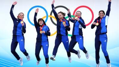 Winter Games - Eve Muirhead - Jennifer Dodds - Vicky Wright - Hailey Duff - Today at the Winter Olympics: British women’s curling team win gold on final day - bt.com - Britain - Beijing - Japan