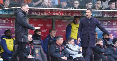'There is no VAR, so end of discussion' - Giovanni van Bronckhorst says there is no point bemoaning Rangers' penalty claims against Dundee United at Tannadice