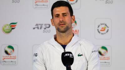 Novak Djokovic Says Players "Welcoming" On His Dubai Return