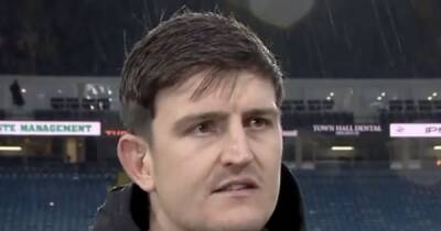 Harry Maguire sends message to Manchester United team-mates following Leeds win