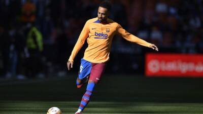 Aubameyang gets belated hat-trick as Barca roll over Valencia