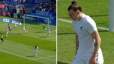 Sophia Smith - New Zealand footballer Meikayla Moore scores perfect hat-trick of own goals in 36 minutes - givemesport.com - Usa - New Zealand