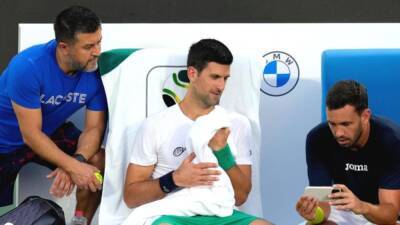Novak Djokovic - Security steps in as Novak Djokovic spots shift in ‘strange’ player backlash at Dubai return to tennis - 7news.com.au - Serbia - Australia - Dubai - county Park