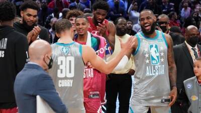 Stephen Curry hits 16 3s to win All-Star Game MVP; LeBron James nails game winner