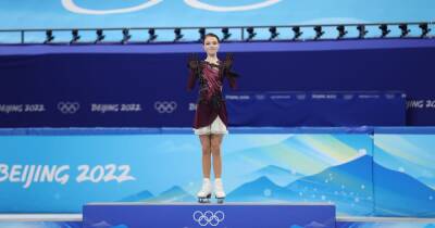 New Olympic champion Anna Shcherbakova "proud" to be among sport's elite