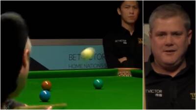 Worst snooker shot? Robert Milkins hits seated opponent with the white