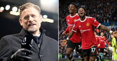 Peter Schmeichel names the only team who can rival Man Utd for fourth spot