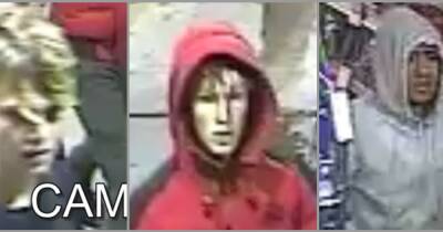 Gang barge into SPAR petrol station and beat up man - police want to speak to these men - manchestereveningnews.co.uk