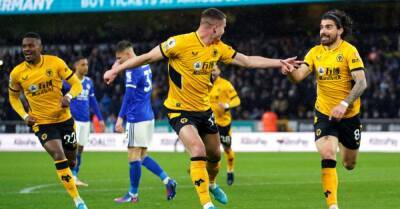 Bruno Lage - Ruben Neves - Daniel Podence - Wolves beat out-of-form Leicester to maintain Champions League challenge - breakingnews.ie - Manchester