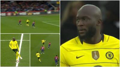 Romelu Lukaku: Clip of all seven touches Chelsea striker had v Palace emerges