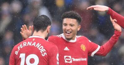 Anthony Martial shares one-word verdict on Jadon Sancho after Manchester United heroics