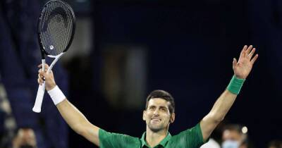 Tennis-Djokovic returns to action with victory in Dubai