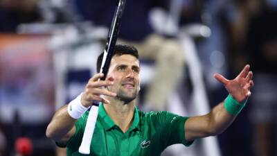 Novak Djokovic cruises to last-16 of Dubai Duty Free Tennis Championship after straight sets win over Lorenzo Musetti