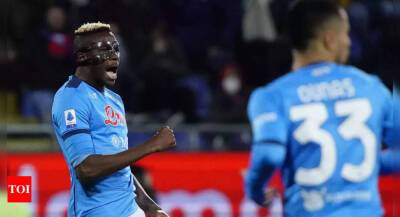 Late Victor Osimhen header earns title-chasing Napoli draw at Cagliari