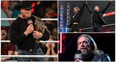 WWE Raw results: Brock Lesnar celebrates title win as Logan Paul gets WrestleMania match