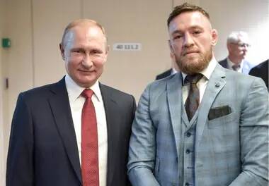 Conor McGregor Felt Fear For The First Time When He Put His Arm Around Vladimir Putin