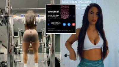 TikTok influencer shares ‘creepy’ voicemail from gym employee stalker that stole her phone - givemesport.com - Usa