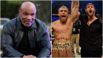Jake Paul - Mike Tyson - Tommy Fury - Logan Paul - Mike Tyson doubles down on praise of Logan and Jake Paul - givemesport.com