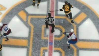 Nathan Mackinnon - NHL won't discipline Avs' MacKinnon after hitting official - tsn.ca -  Boston - state Colorado
