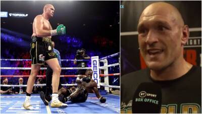Tyson Fury's brilliant 'raw' interview after beating Deontay Wilder in 2020