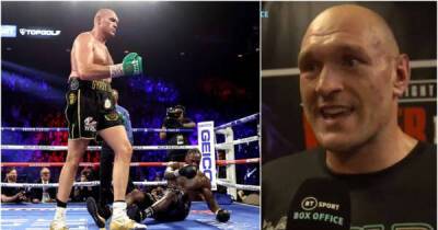 Tyson Fury's brilliant interview after beating Deontay Wilder in 2020 will never get old