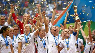 USA women's football team reaches landmark $33m equal pay settlement with US Soccer