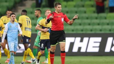 Central Coast Mariners coach Nick Montgomery is left furious after dubious refereeing decisions in his team's loss to Melbourne City