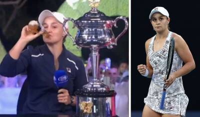Complaint about Ashleigh Barty drinking beer during Australian Open celebrations rejected