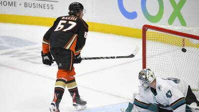 Rickard Rakell leads Ducks to 4-3 win over Sharks in shootout - foxnews.com - Sweden -  Anaheim -  San Jose