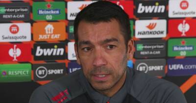 Gio van Bronckhorst's Rangers press conference in full as he warns Dortmund they're going in for the kill