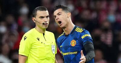Cristiano Ronaldo's furious reaction to Manchester United penalty claim captured as Portuguese star left seething