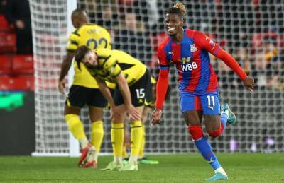 Wilfried Zaha - Conor Gallagher - Patrick Vieira - Roy Hodgson - Jack Butland - Will Hughes - Wilfried Zaha’s late double for Crystal Palace hits Watford’s survival bid - theguardian.com