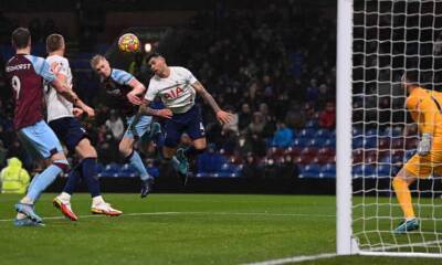 Ben Mee’s header sinks Tottenham and throws Burnley another lifeline